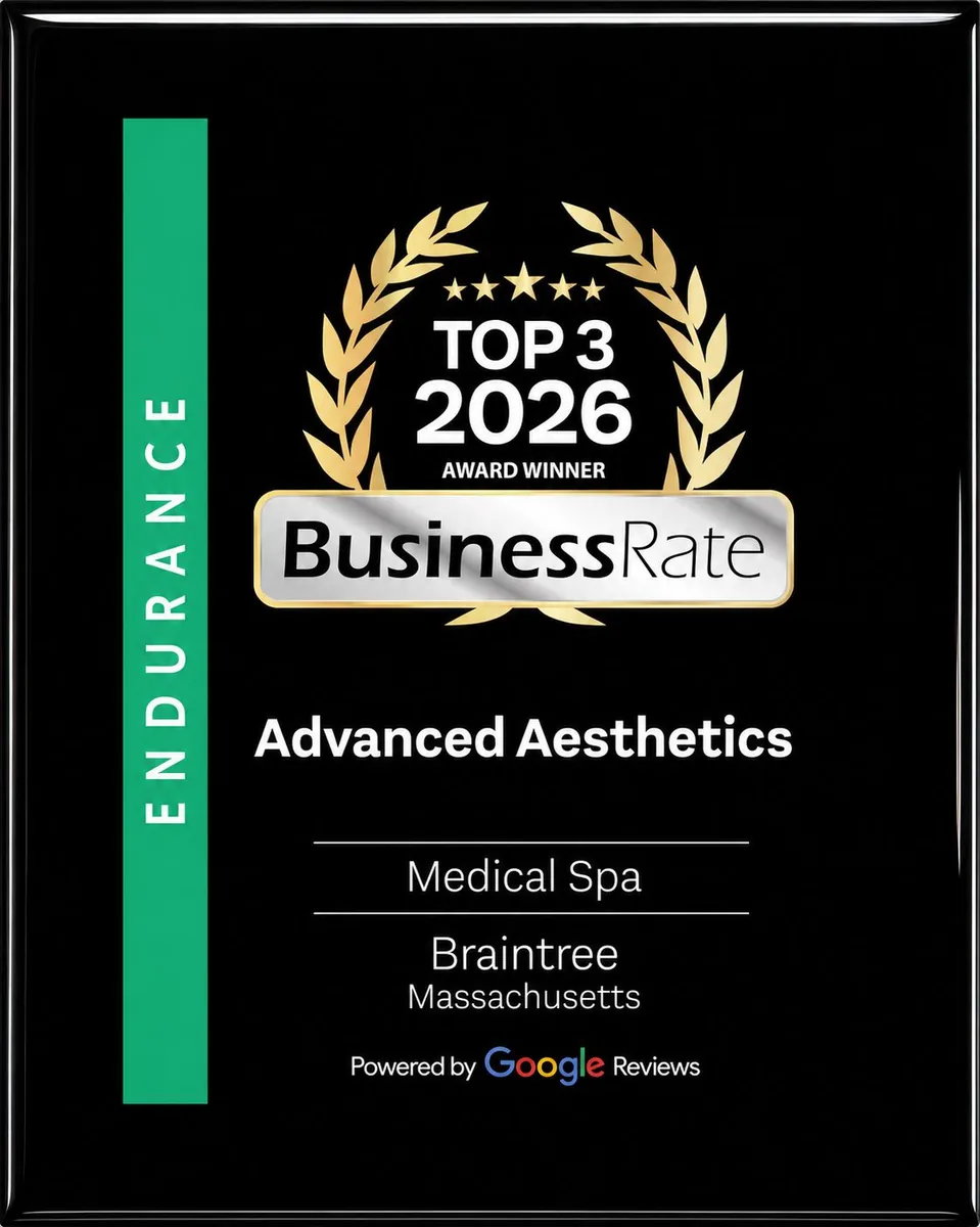 Top 3 Medical Spa 2026 award, Advanced Aesthetics Braintree